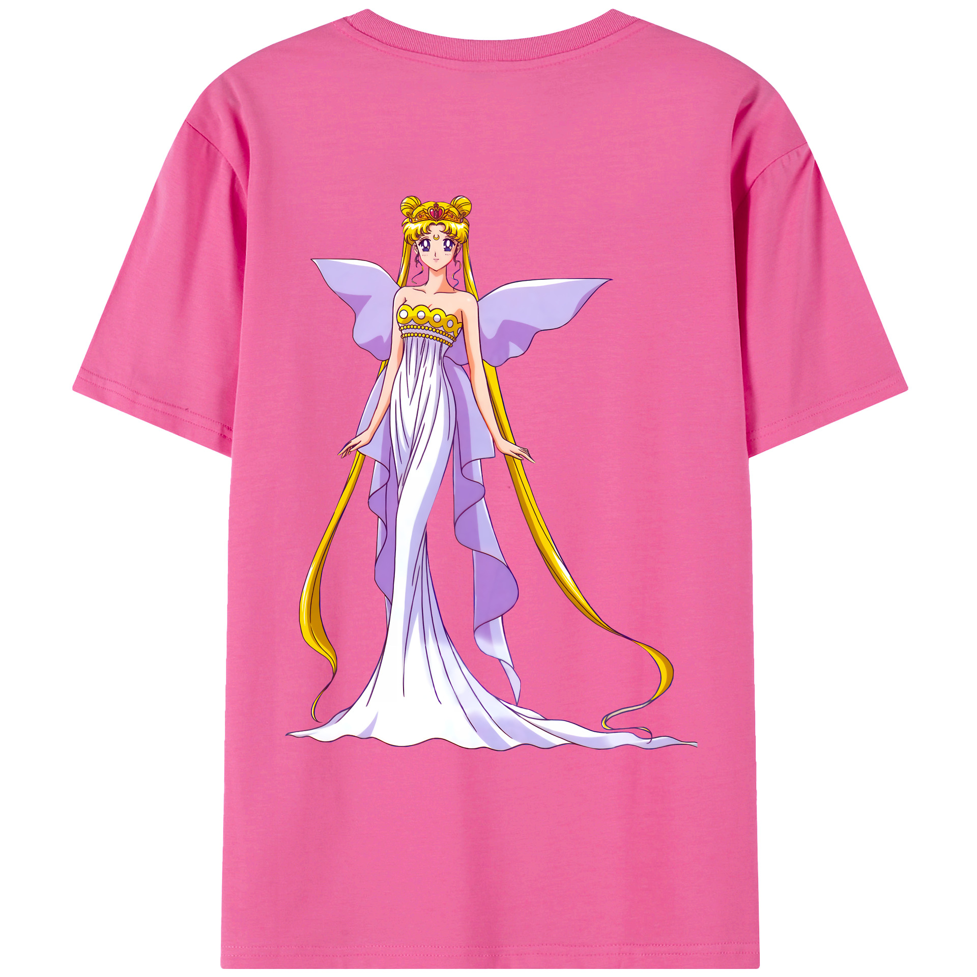 （画像用） 美少女戦士セーラームーン 愛野 美奈子 あいの みなこ Sailor Moon Aino Minako レディース半袖Tシャツ(バックプリント)
